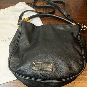 Marc by Marc Jacobs Black “Too Hot To Handle” Hobo Bag with Gold Accents